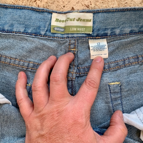 🌼3/$30 Old Navy Bootcut Low Waist Original Jeans - Picture 3 of 5